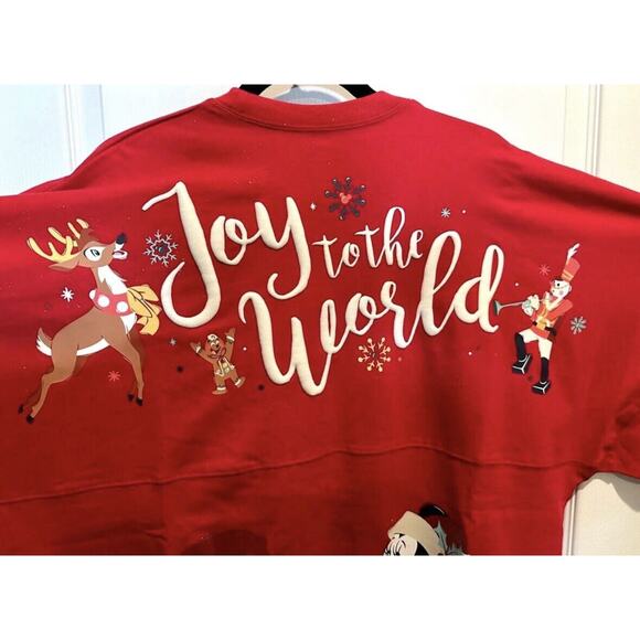 2023 Disney Mickey's Very Merry Christmas Party Adult Spirit Jersey Size M NEW - Picture 4 of 5